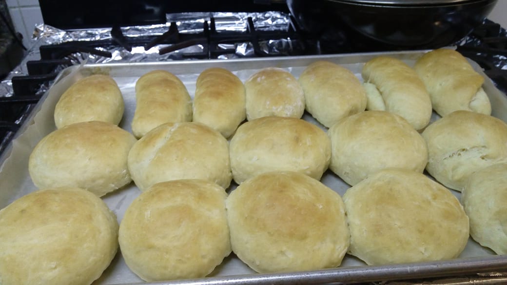 Homemade bread for our guests